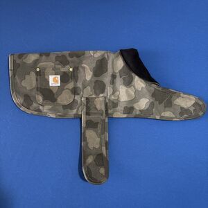 Carhartt Pet Firm Duck Insulated Dog Chore Camo Coat Medium - Preowned